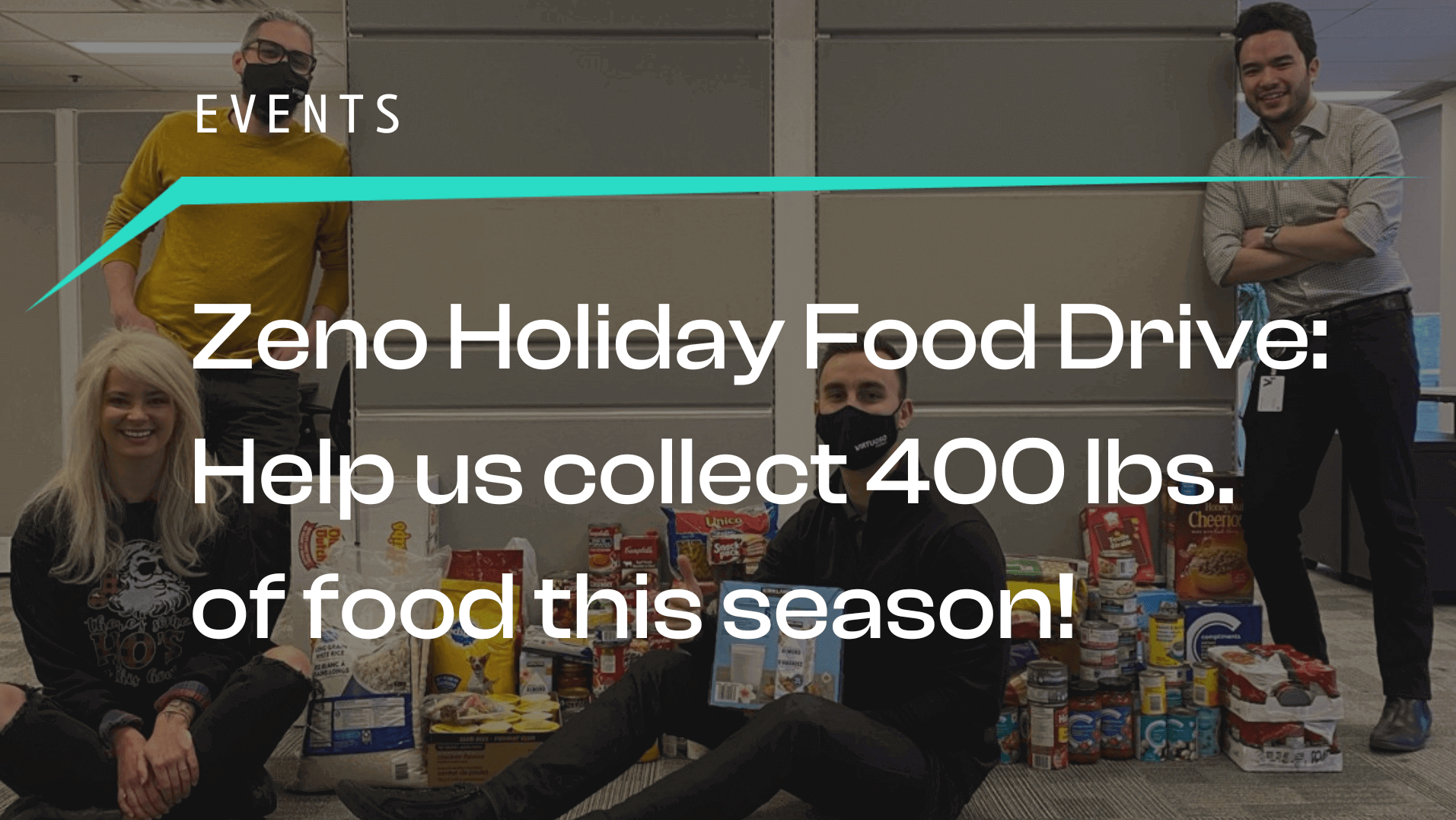 Zeno Holiday Food Drive: Help Us Collect 500 Lbs. Of Food | Zeno Insights
