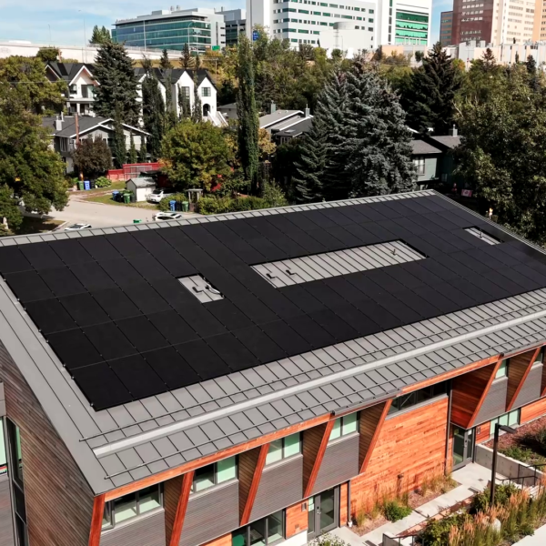 Solar for Non Profits Commercial Installation at Wood’s Homes Calgary 4