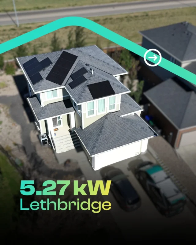 Rising electricity costs are prompting more Alberta homeowners to explore solar as a long-term energy solution.

For this home in Lethbridge, our team designed a 5.27 kW solar system featuring LONGi all-black solar panels and APS microinverters, projected to generate approximately 6,159 kWh of renewable electricity annually while offsetting about 73% of the household's energy consumption.

📍 Lethbridge, Alberta
☀️ 5.27 kW system size
☀️ 13 LONGi 405W solar panels | 7 APS DS3-S Microinverters
☀️ 6,159 kWh estimated annual production
☀️ 73% energy offset
☀️ $48,000+ projected lifetime savings

Southern Alberta receives some of the highest solar irradiance levels in Canada, making Lethbridge one of the country's strongest markets for residential solar.

This project demonstrates how a properly sized solar system can help homeowners reduce their dependence on the grid, protect against future utility rate increases, and create meaningful long-term savings.

Read the full case study to learn more about the system design, projected performance, and financial impact - link in bio.

#ZenoRenewables #SolarSavings #SolarInstallation #SolarAlberta #Alberta #Lethbridge #Solar